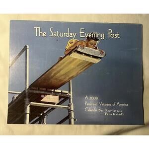 2008 Norman Rockwell Saturday Evening Post Calendar For Paralyzed Veterans